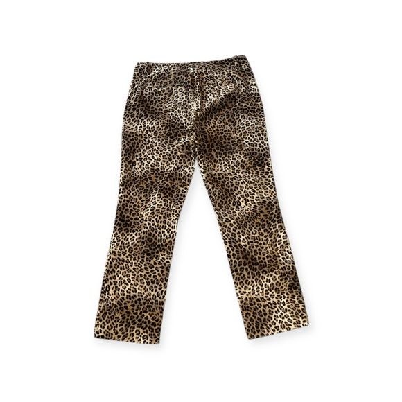Frame Faithful Cropped Leopard Print Pant Size 4 - Picture 5 of 12